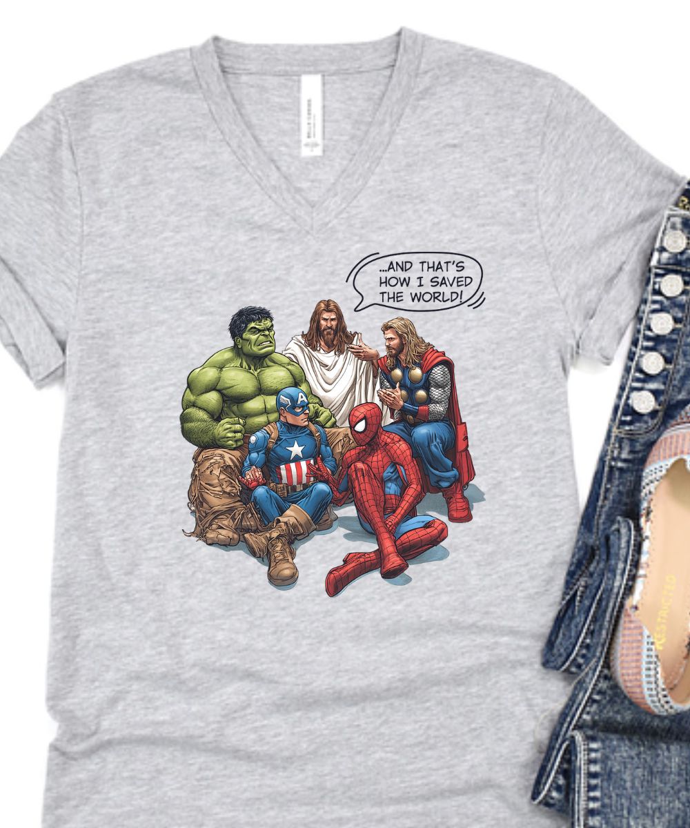 How I Saved The World V-Neck